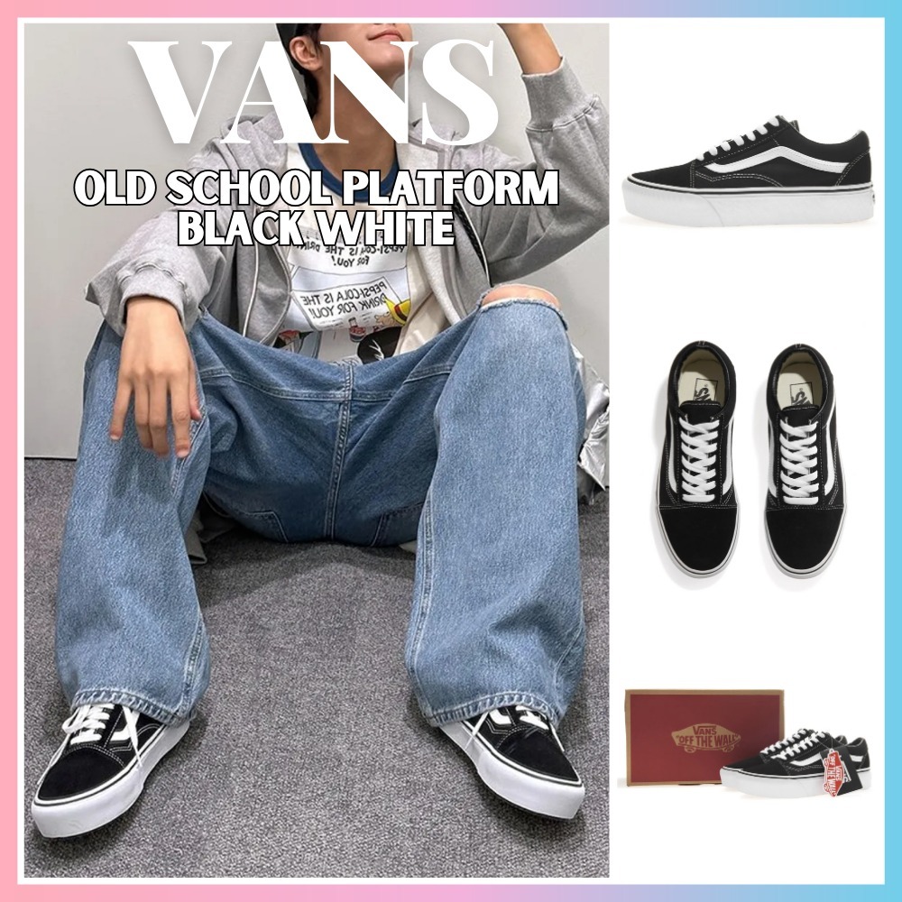 ★早期完売★VANS★Old School Platform Black White★21.5~30