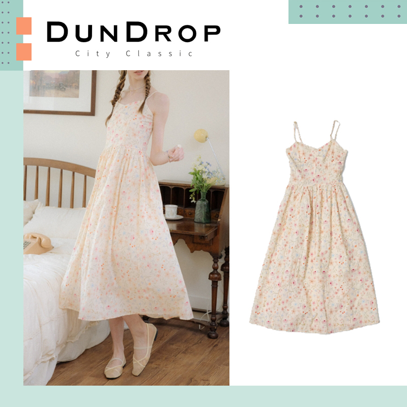 DUNDROP ♥ DD Sling flower dress /追跡付
