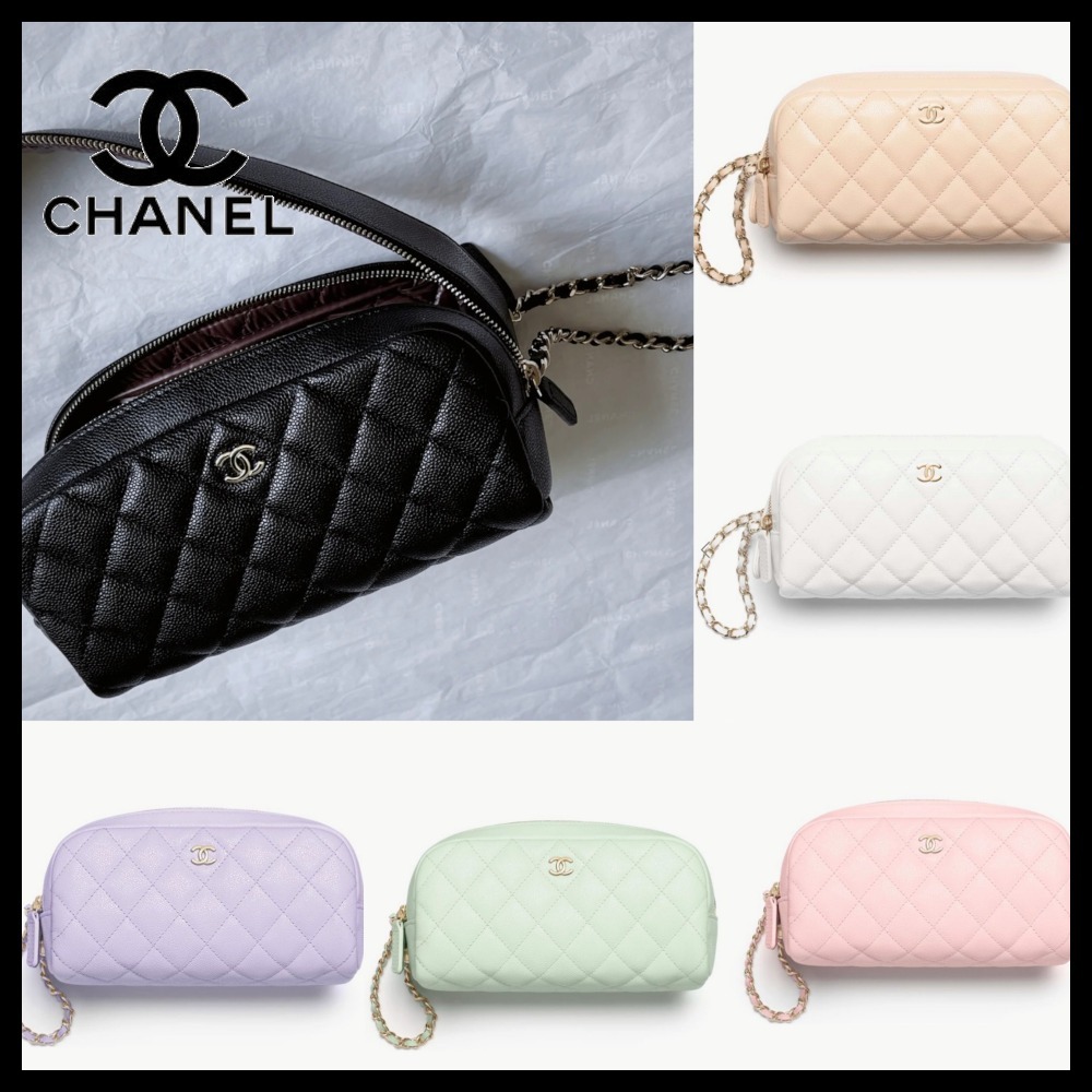 大人気☆チェーンが可愛い】 CHANEL マトラッセ ポーチ
