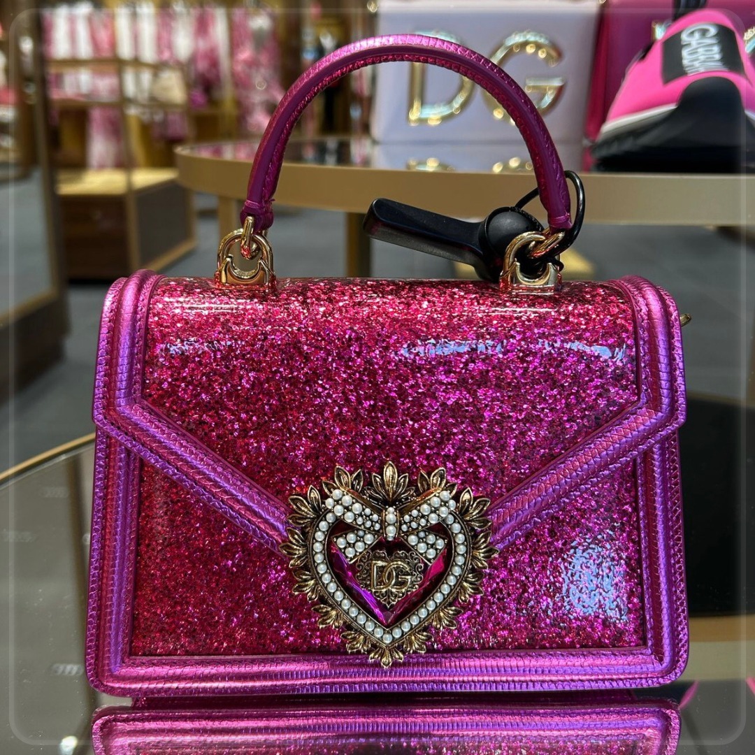 【DOLCE&GABBANA】デボーション スモールレザーショルダーバッグ