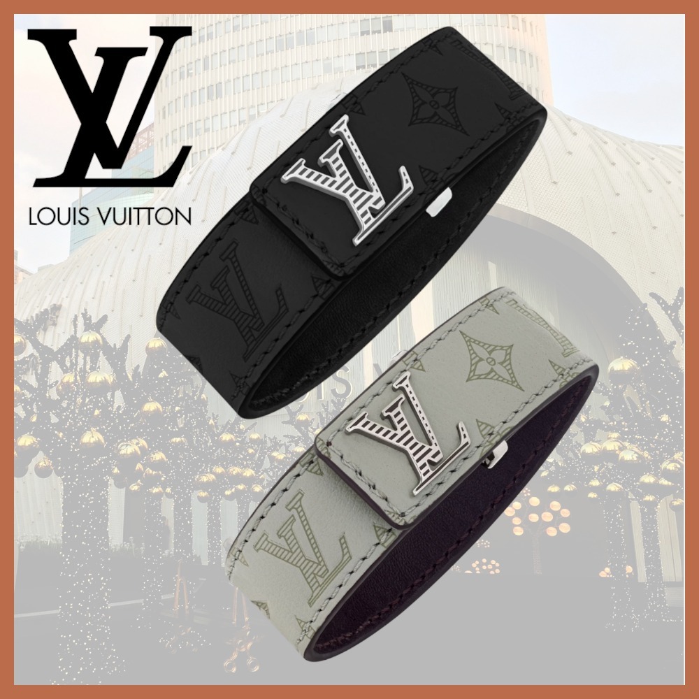【品格ある大人のレザー】ブレスレット・LV スリム シャドウ