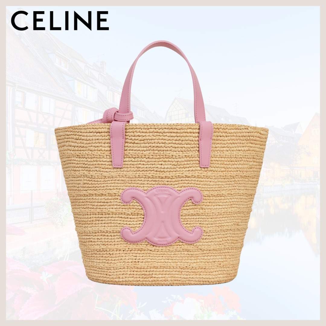 CELINE ティーン サプル クラシック パニエ シルクピンク 直営店