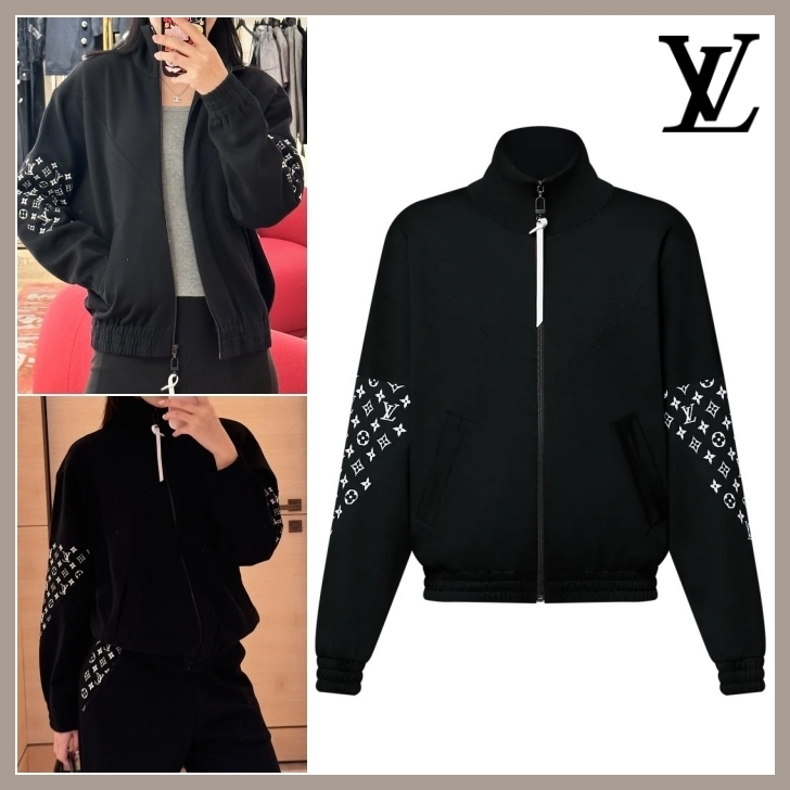 《モノグラム》Louis Vuitton アクセントニットジャケット