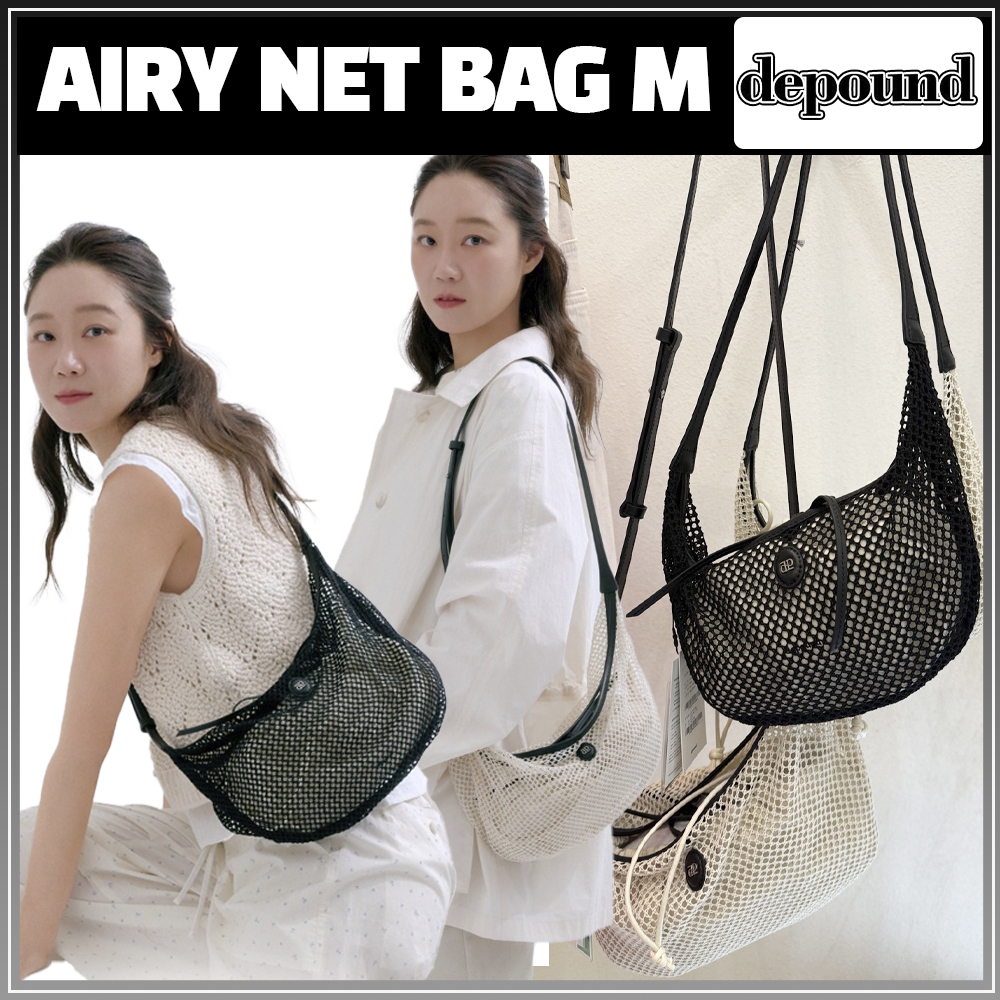 25SS新作★ショルダーバッグ【depound】AIRY NET BAG★2色