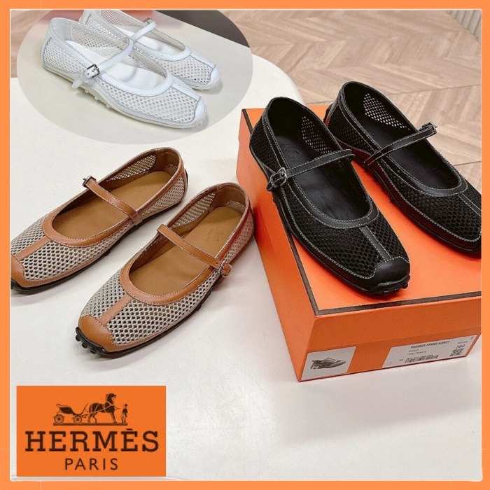 【軽やかな履き心地☆】HERMES ≪キチュ≫バレエシューズ