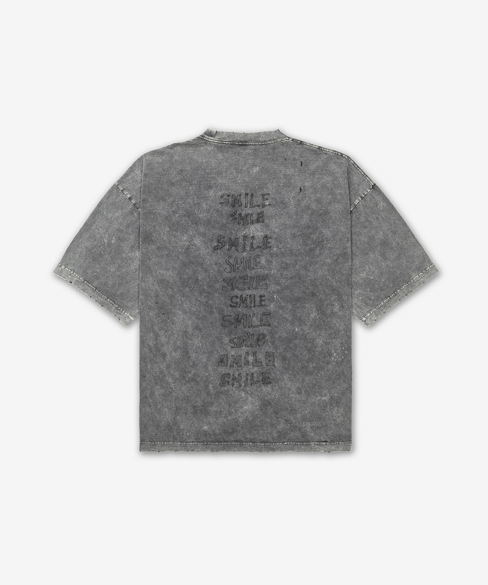 《MIHARA YASUHIRO》 ブリーチド 半袖 Tシャツ