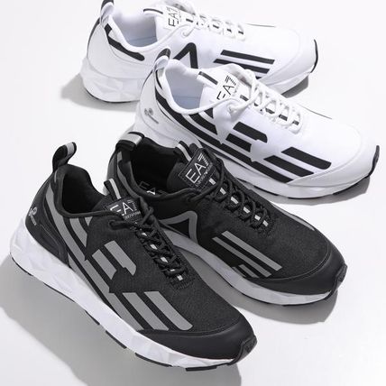 関税送料込 EMPORIO ARMANI メッシュ スニーカー ネイビー ARMANI EXCHANGE（アルマーニエクスチェンジ）の「【A|X