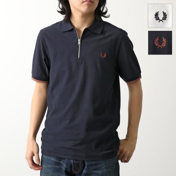 FRED PERRY ポロシャツ M9886 半袖 ハーフジップ