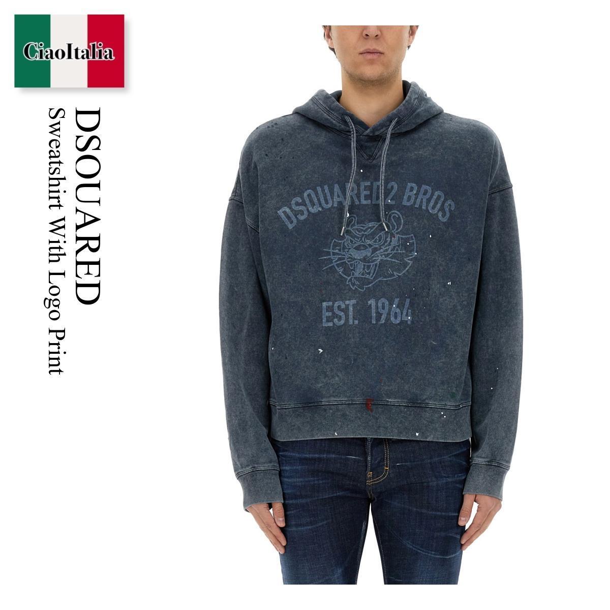 パーカー・フーディ Dsquared Sweatshirt With Logo Print