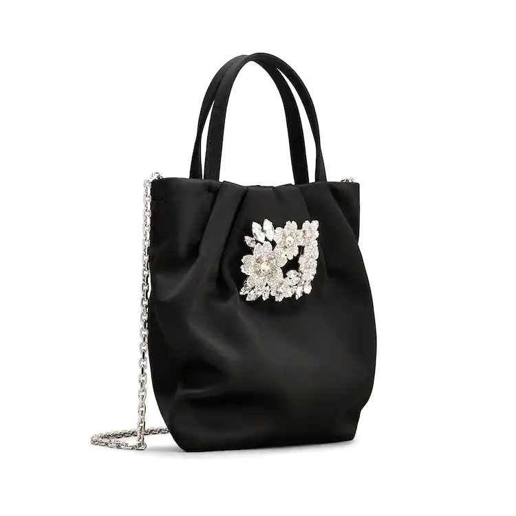 Roger Vivier エフロレッセンス サテンバッグ マイクロ