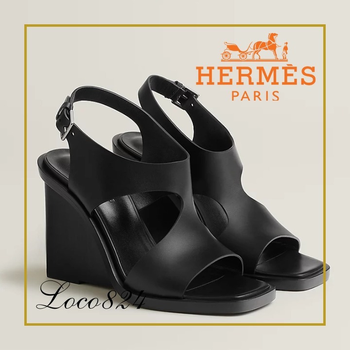【エレガント】 HERMES Kalya 100 サンダル