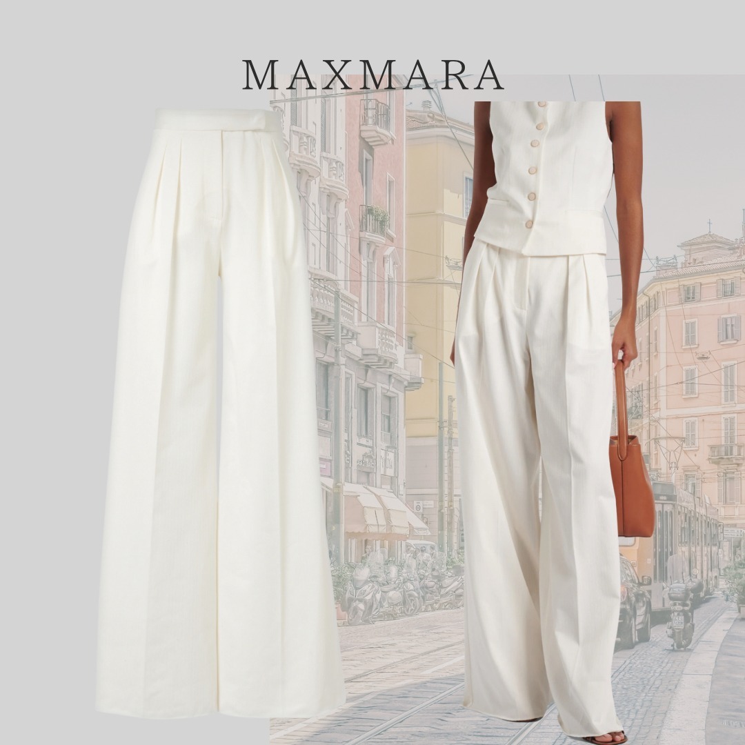 【Precious掲載】MaxMara ケンツィア コットンジャージー パンツ