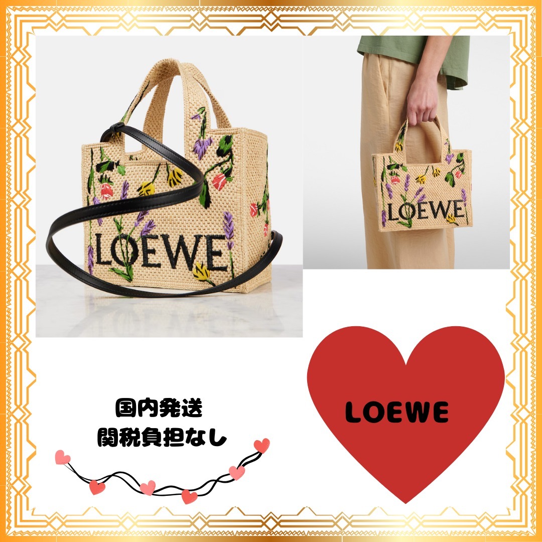 ◆LOEWE◆パウラのイビサ ロエベ フォント スモールトートバッグ