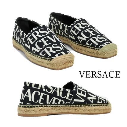 VIP☆関税・送料込み【VERSACE】エスパドリーユ(スエード) エスパドリーユ VERSACE(ヴェルサーチェ) 靴・ブーツ・サンダル
