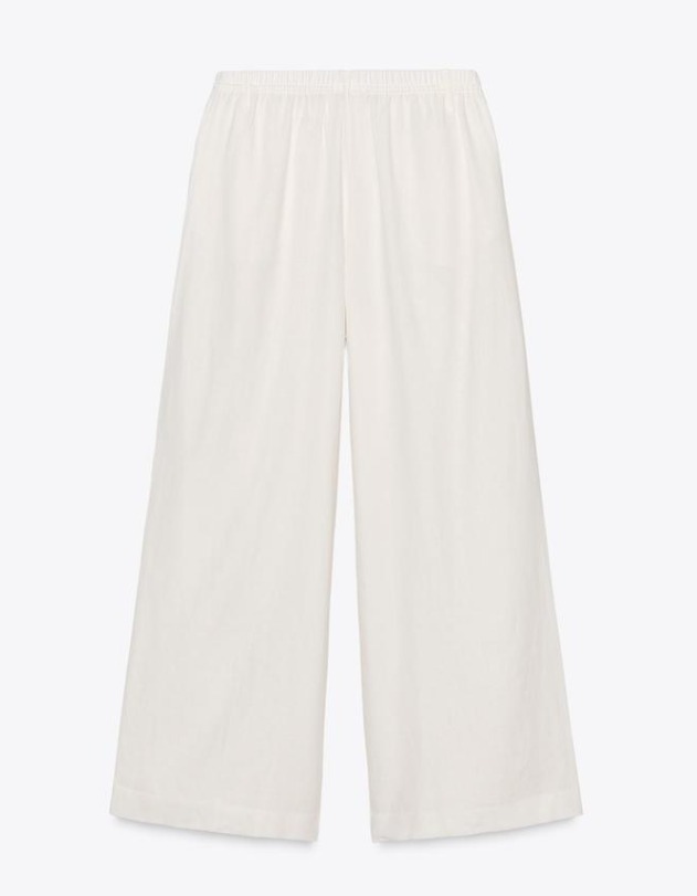 【ZARA】リネンパラッツォパンツ 5427/419/636 スペイン発送 ZARA リネンのパラッツォパンツ 選べるカラー 新作