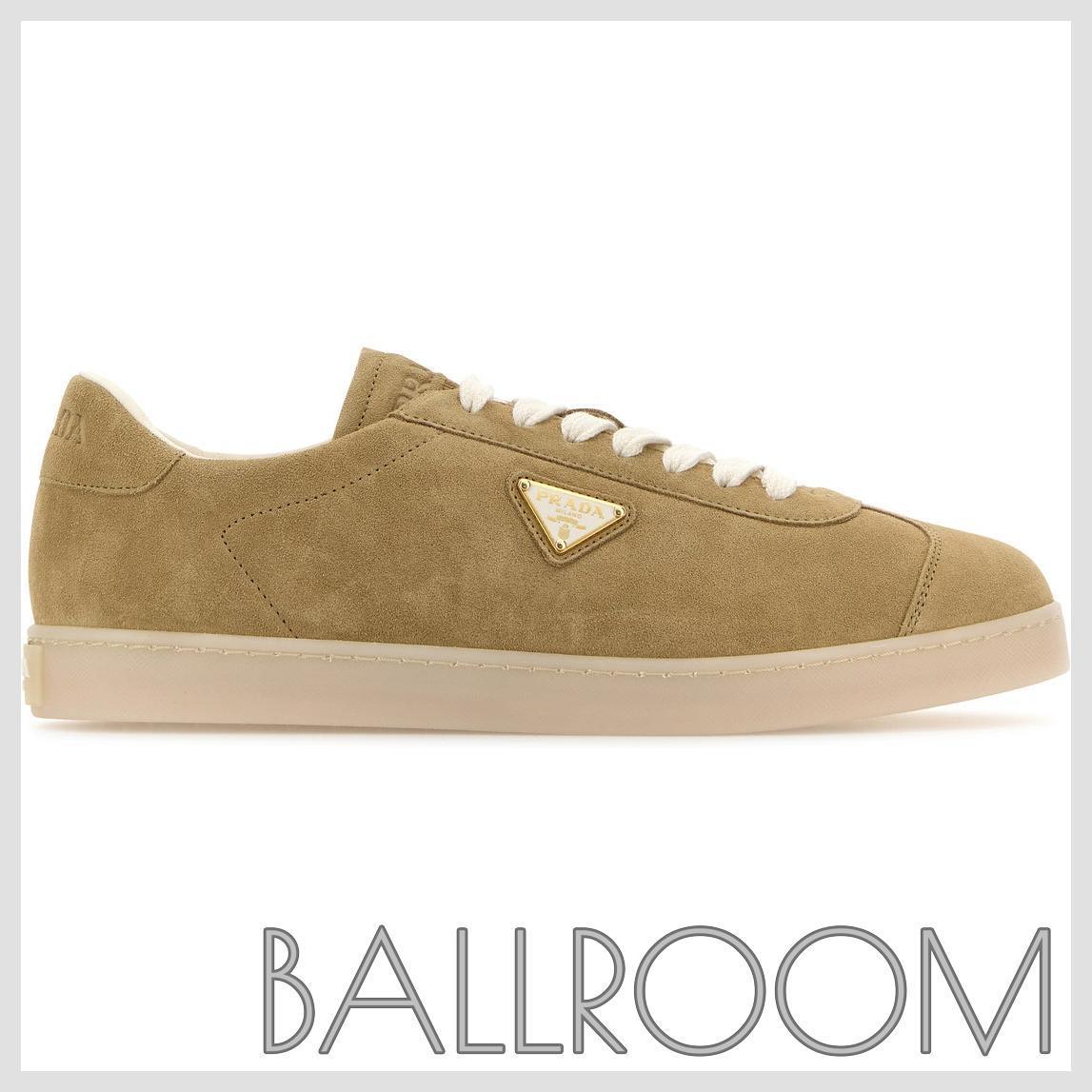 スニーカー PRADA BEIGE SUEDE SNEAKERS