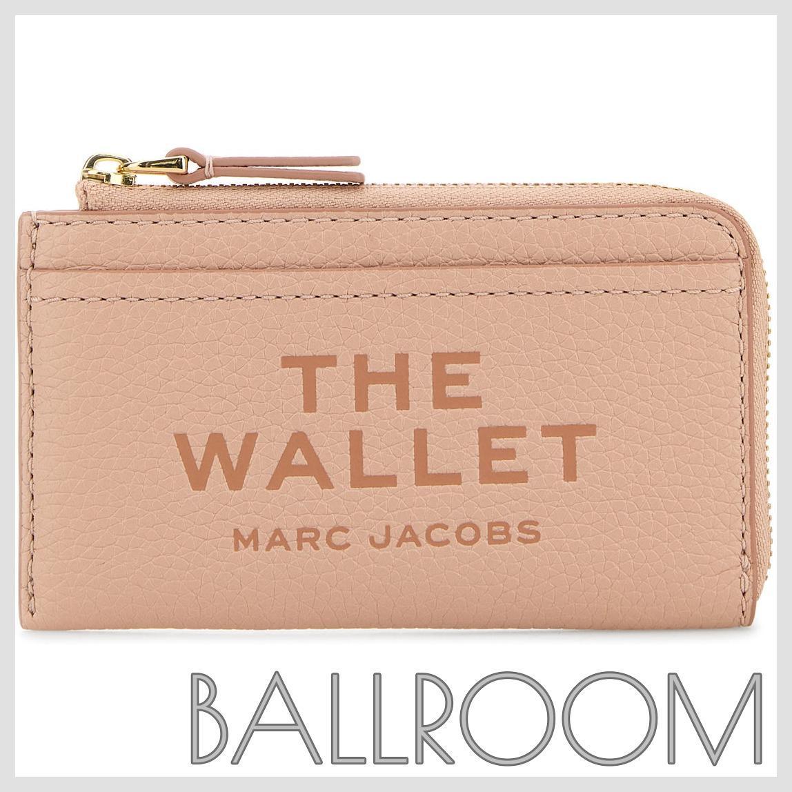 折りたたみ財布 MARC JACOBS PINK LEATHER WALLET