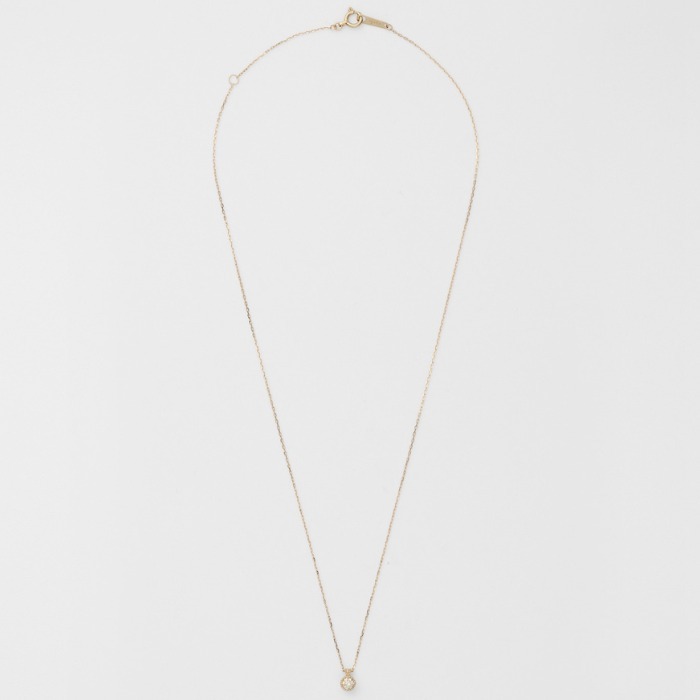【agete】アガット K10ダイヤモンドネックレス（0.1ct）定番