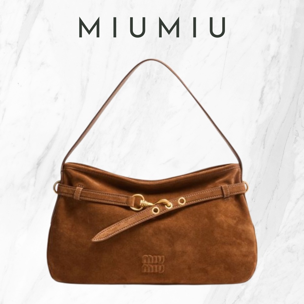【MiuMiu】関税・送料込み★ブラウン アバンチュールバッグ
