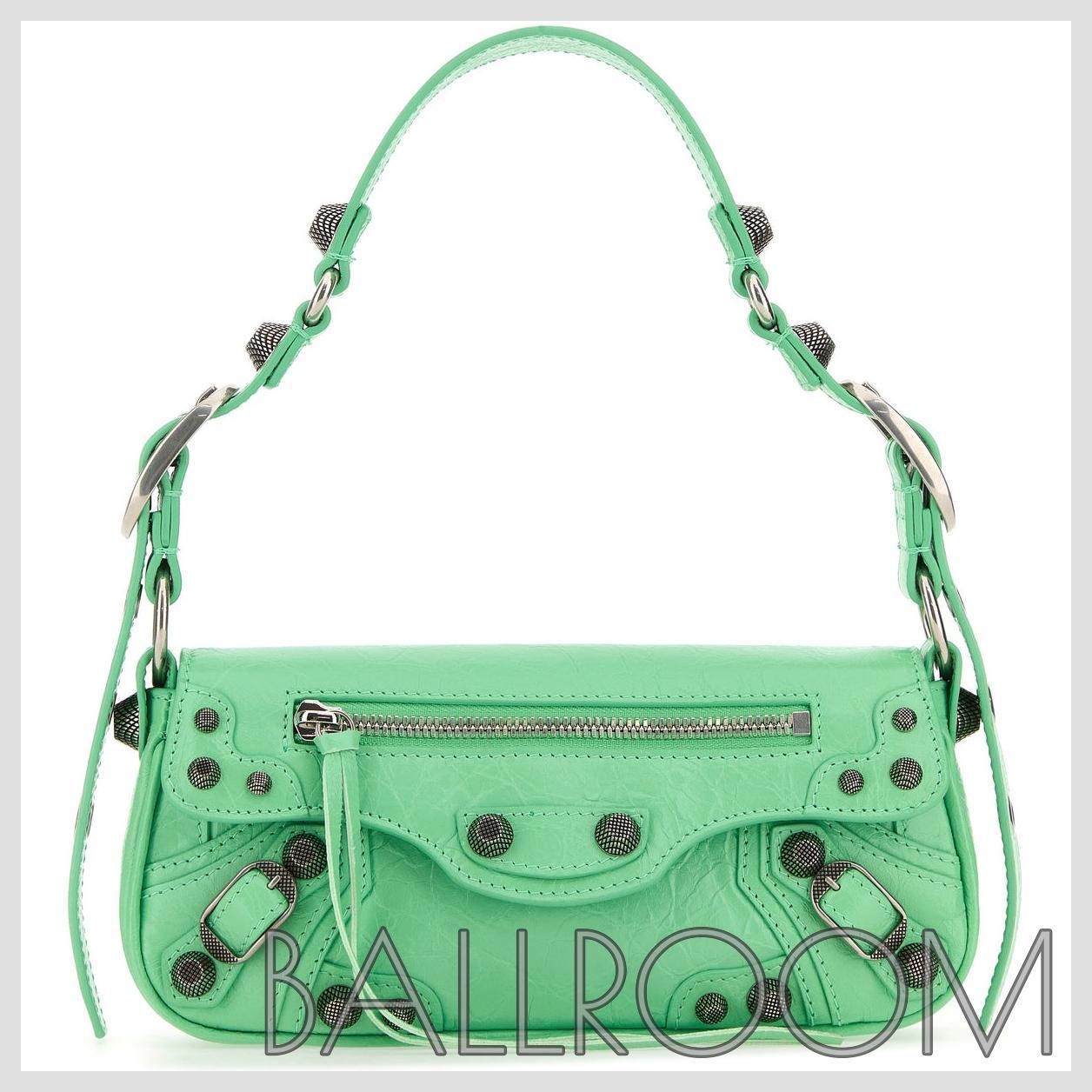 ショルダーバッグ・ポシェット BALENCIAGA LIGHT GREEN LE CAGOLE SLING XS SHOULDER BAG