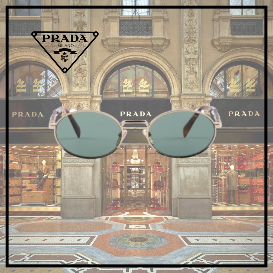 【PRADA】プラダ アイウェアコレクション サングラス★グリーン