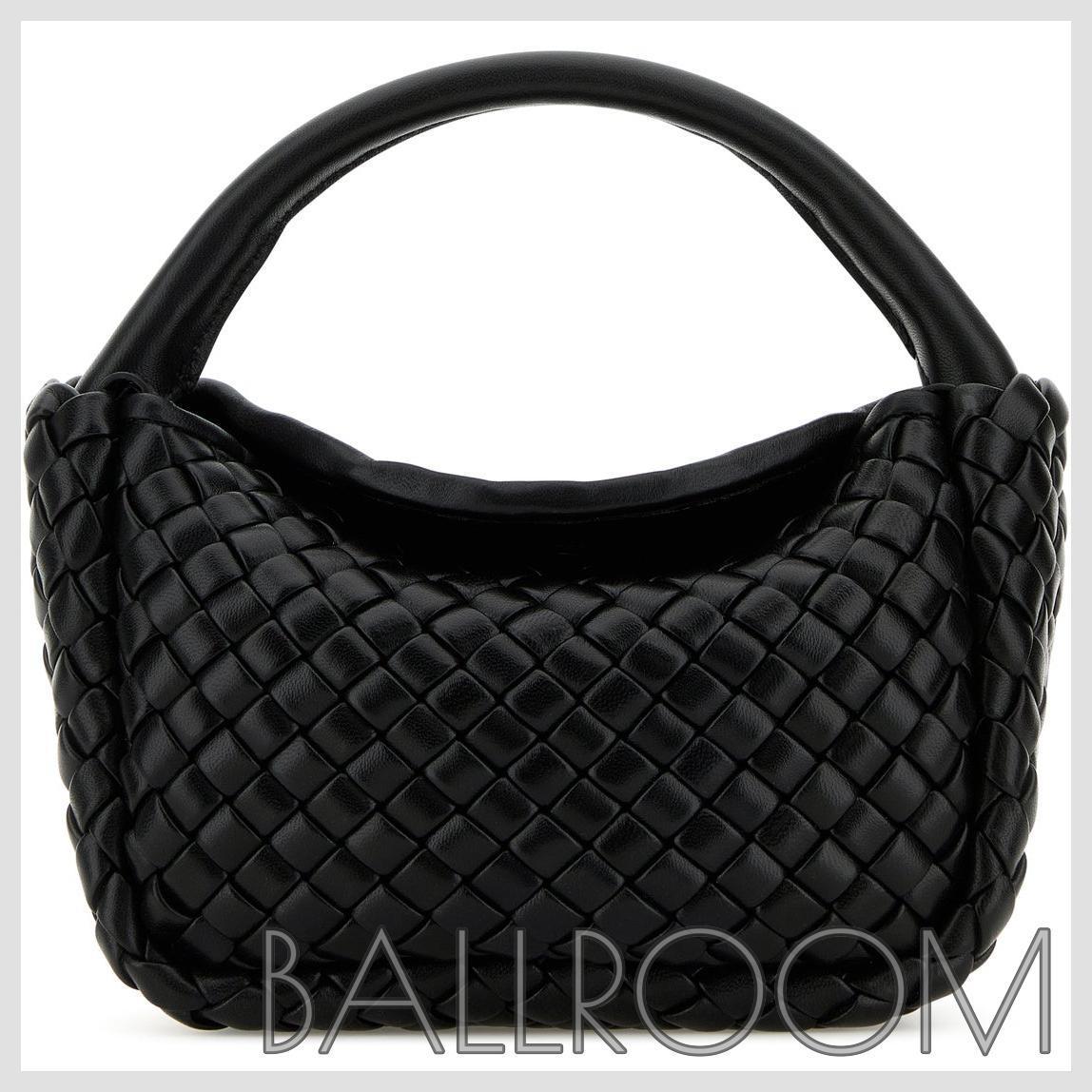 ハンドバッグ BOTTEGA VENETA BLACK LEATHER MINI KOBLE HANDBAG