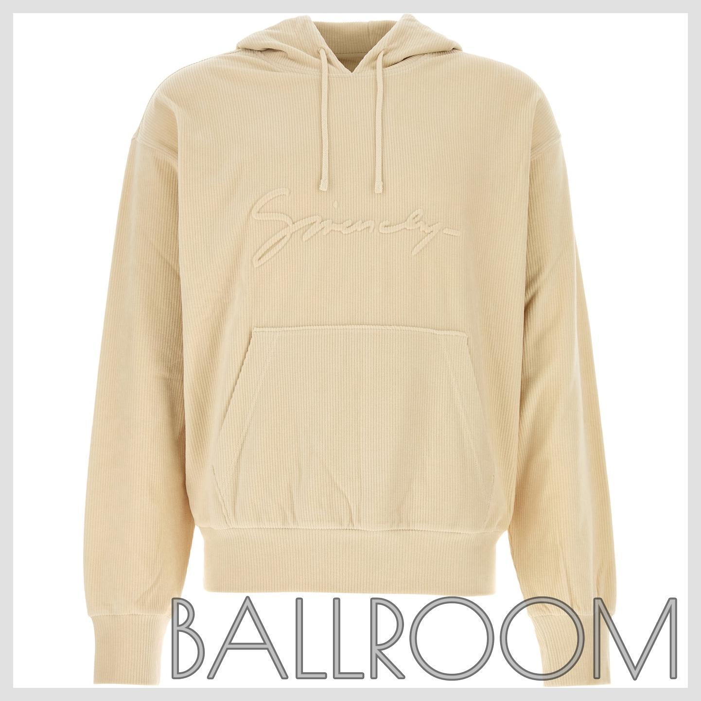 スウェット・トレーナー GIVENCHY CREAM STRETCH CORDUROY SWEATSHIRT