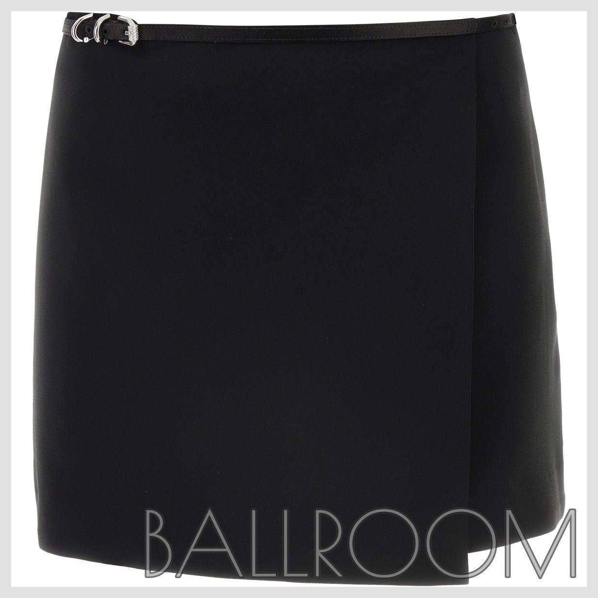 ミニスカート GIVENCHY BLACK DUCHESSE MINI SKIRT