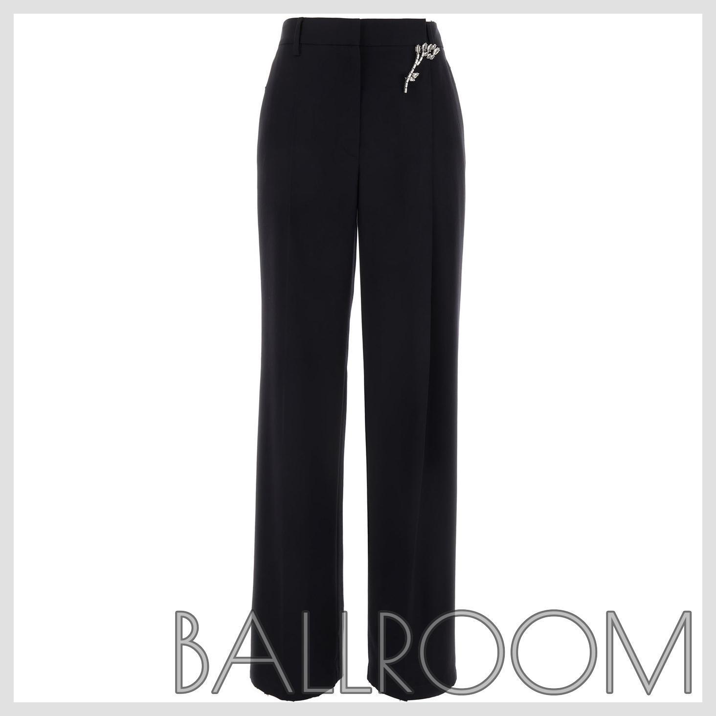 パンツ PRADA BLACK GABARDINE PANT