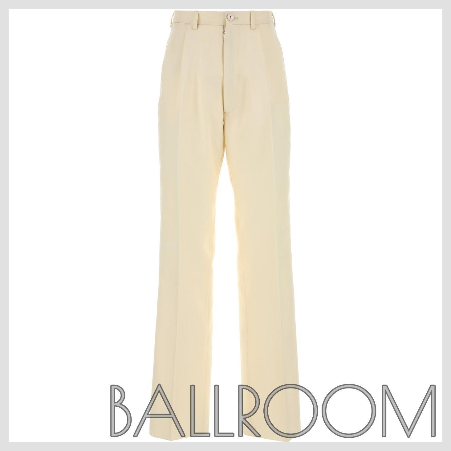 ヘアアクセサリー MAISON MARGIELA CREAM MOHAIR BLEND PANT