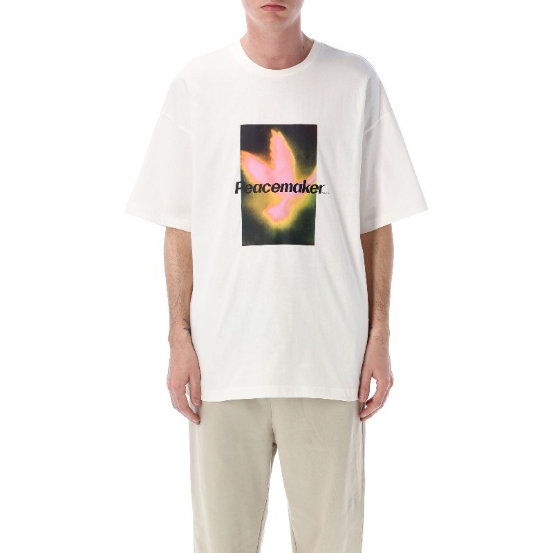 Tシャツ・カットソー OAMC SS25 PEACEMAKER BIRD TEE (PCM1OT02HJE002002 WHT)