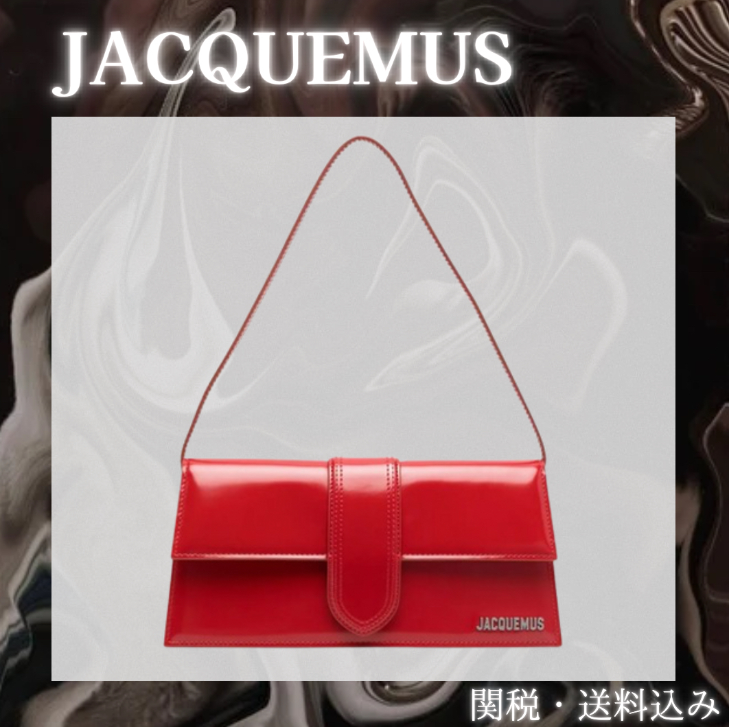 JACQUEMUS バンビーノ ロング ショルダーバッグ レッド