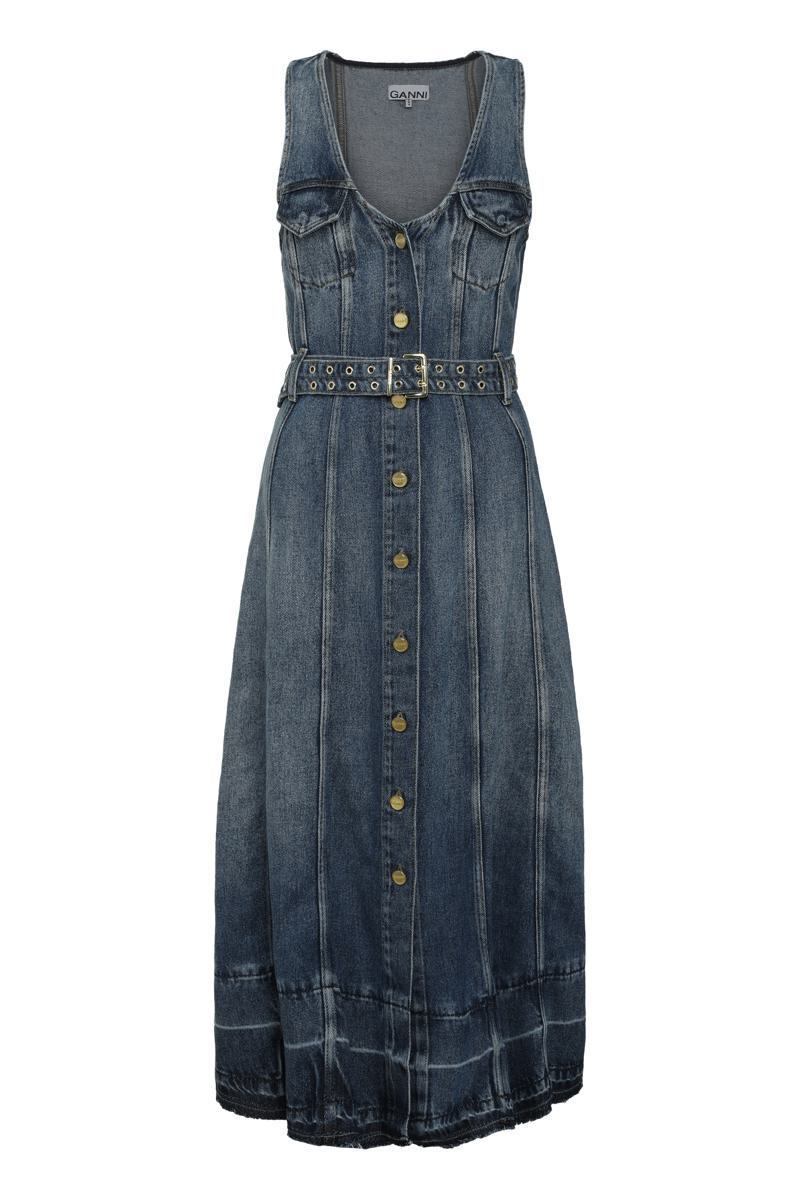 【関税＆送料込み】Ganni Denim Dress
