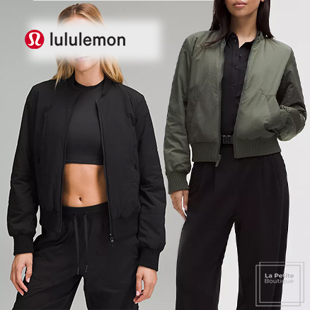 【lululemon】中綿キルト 撥水 リバーシブル ボンバージャケット