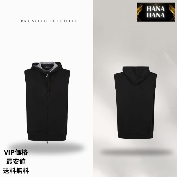 BRUNELLOCUCINELLI メンズ スウェット ベスト VIP価格 送料無料