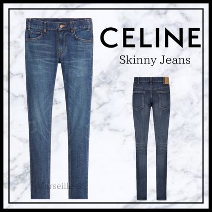 新作 CELINE スキニー ジーンズ デニム ウォッシュ 2N962067S 新作 CELINE スキニー ジーンズ デニム ウォッシュ 2N962067S