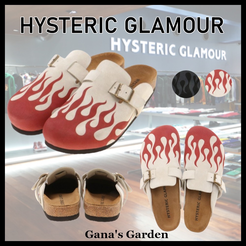 トレンド♪おしゃれ【HYSTERIC GLARAMOUR】FIRE PATTERNサンダル