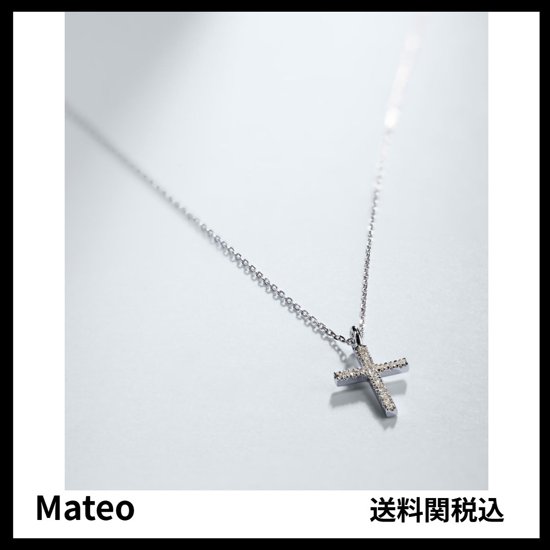送料関税込★Mateo★14K ダイヤモンドペンダントネックレス