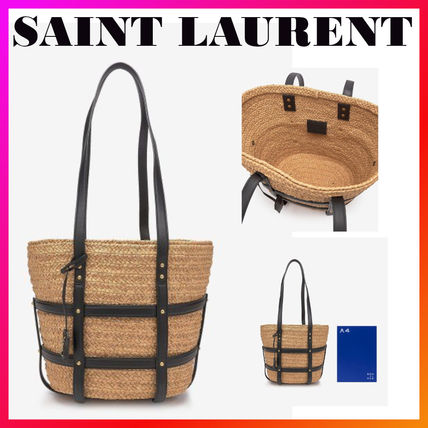 正規品★SAINT LAURENT★パニエ ラピア トートバッグ 685634GQTL 21%オフ！SAINT LAURENT (サン ローラン) パニエ ミディアム