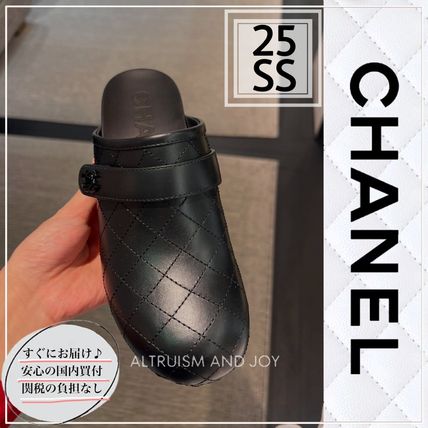 サボ サンダル ブラック（黒）系 CHANEL(シャネル) - 海外通販の