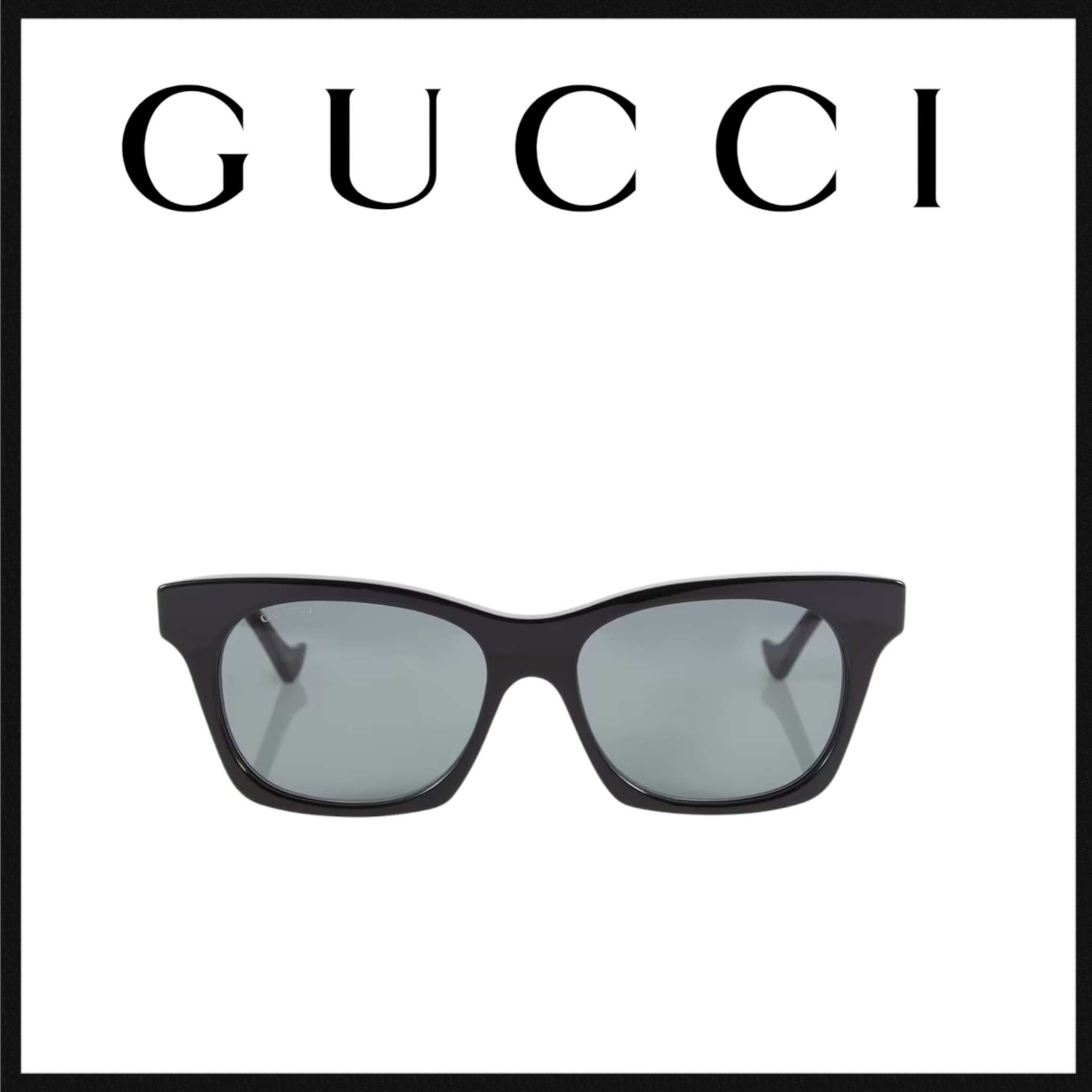 Gucci  グッチ 装飾が施されたキャットアイサングラス