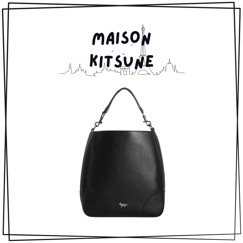関税負担なし！MAISON KITSUNE フォールドトップ ブギーバッグ MAISON KITSUNE ブギーホーボーバッグ (MAISON KITSUNE/トート