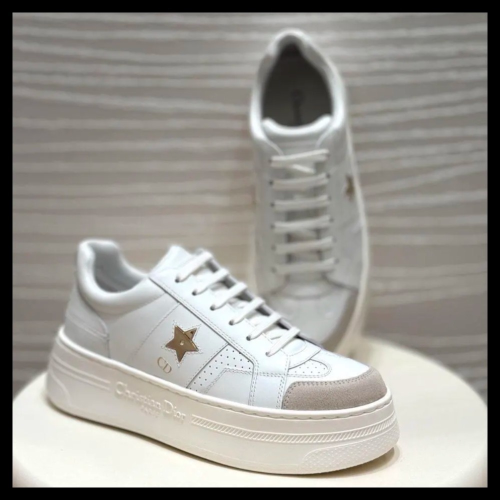 【厚底が可愛い♪】Dior★Dior Star プラットフォームスニーカー