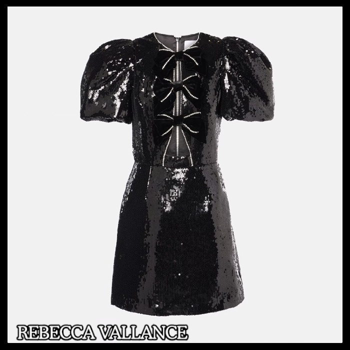 REBECCA VALLANCE 関税込 Lena sequined minidress
