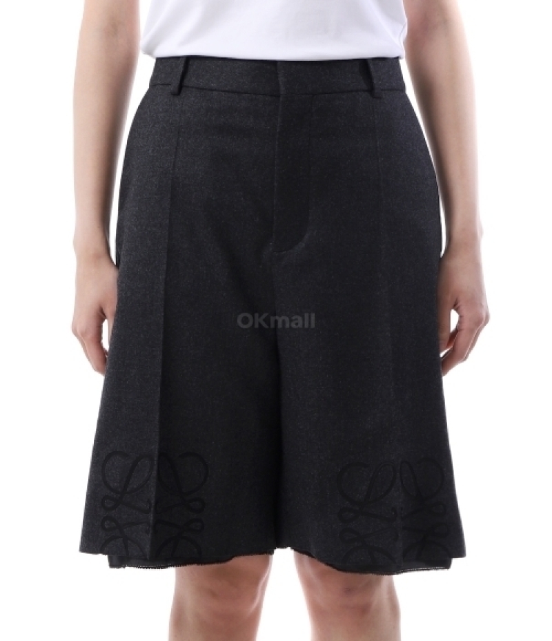 LOEWE｜SHORTS (Anagram shorts in wool and cashmere (S359