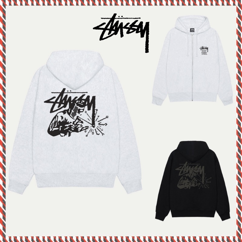 【STUSSY】25ss WELDER ZIP HOODIE ジップアップ