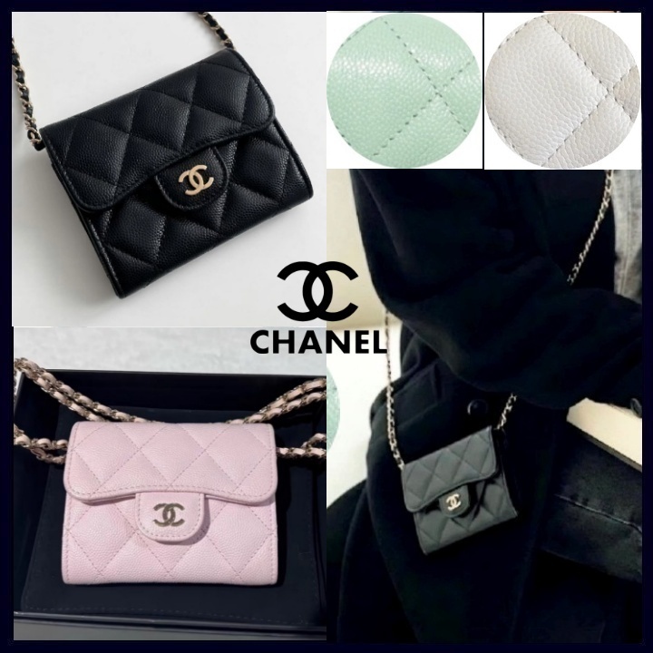 大人可愛い♪【CHANEL】大人気ミニチェーンウォレット