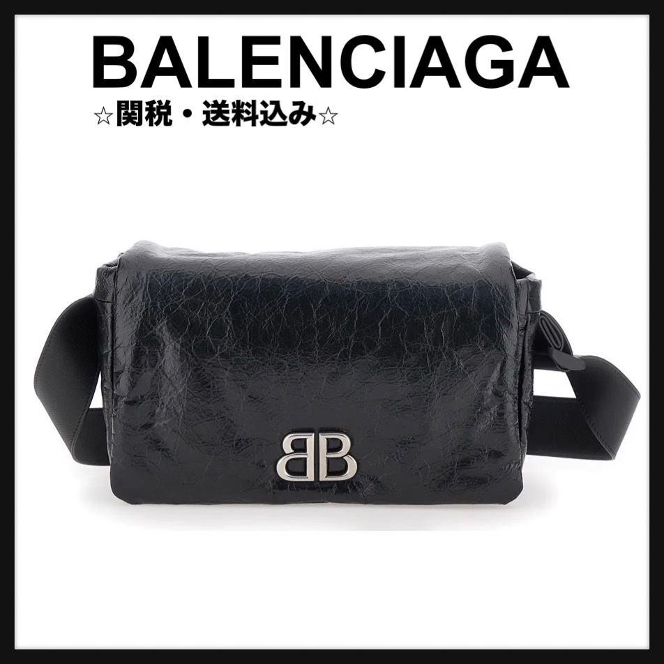 [BALENCIAGA] モナコフラップ スモール ショルダーバッグ