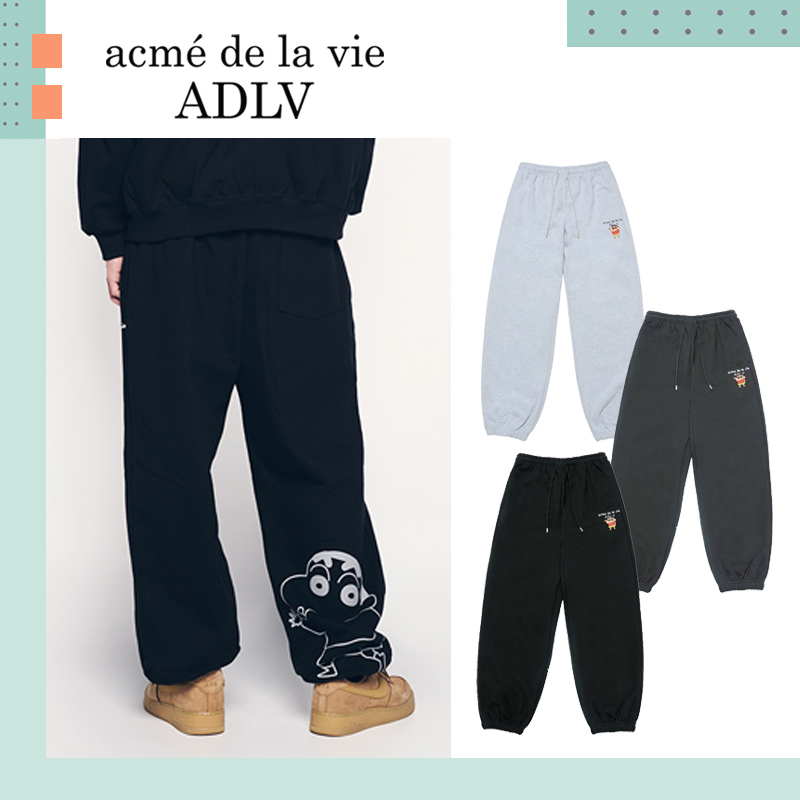 ADLV ♥ SHINCHAN BASIC LOGO PANTS /追跡付