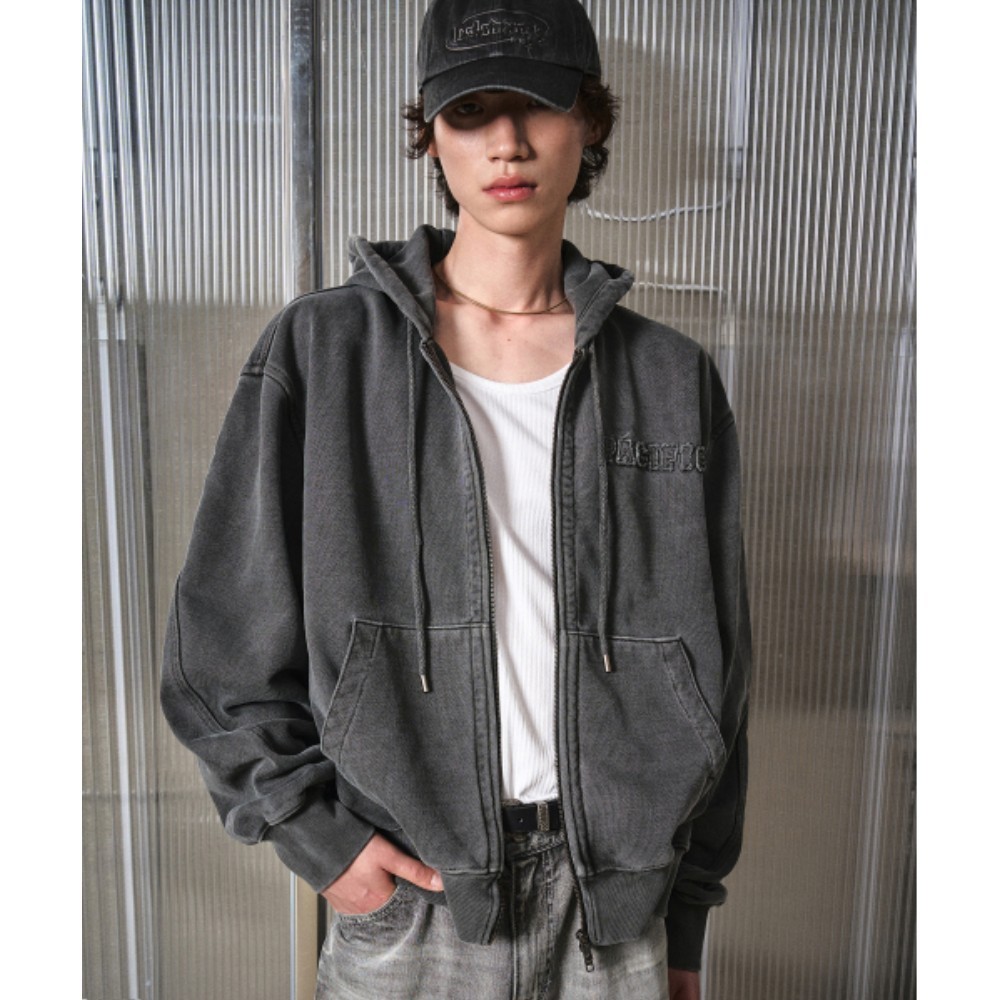★LMOOD★ LEGACY PIECE DYED HOODED PATCHWORK